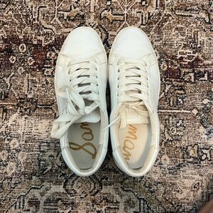 Sam Edelman Cream Women's Sneakers